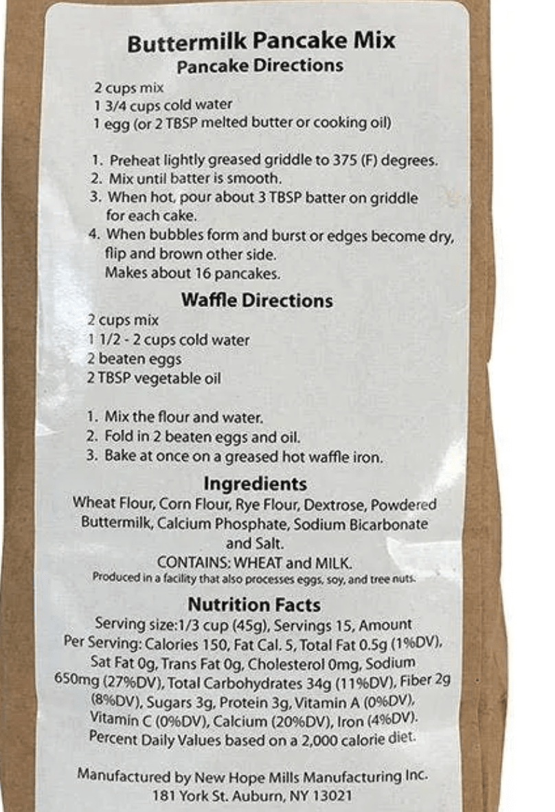 Maple Craft Buttermilk Pancake Mix - The Maple Shop