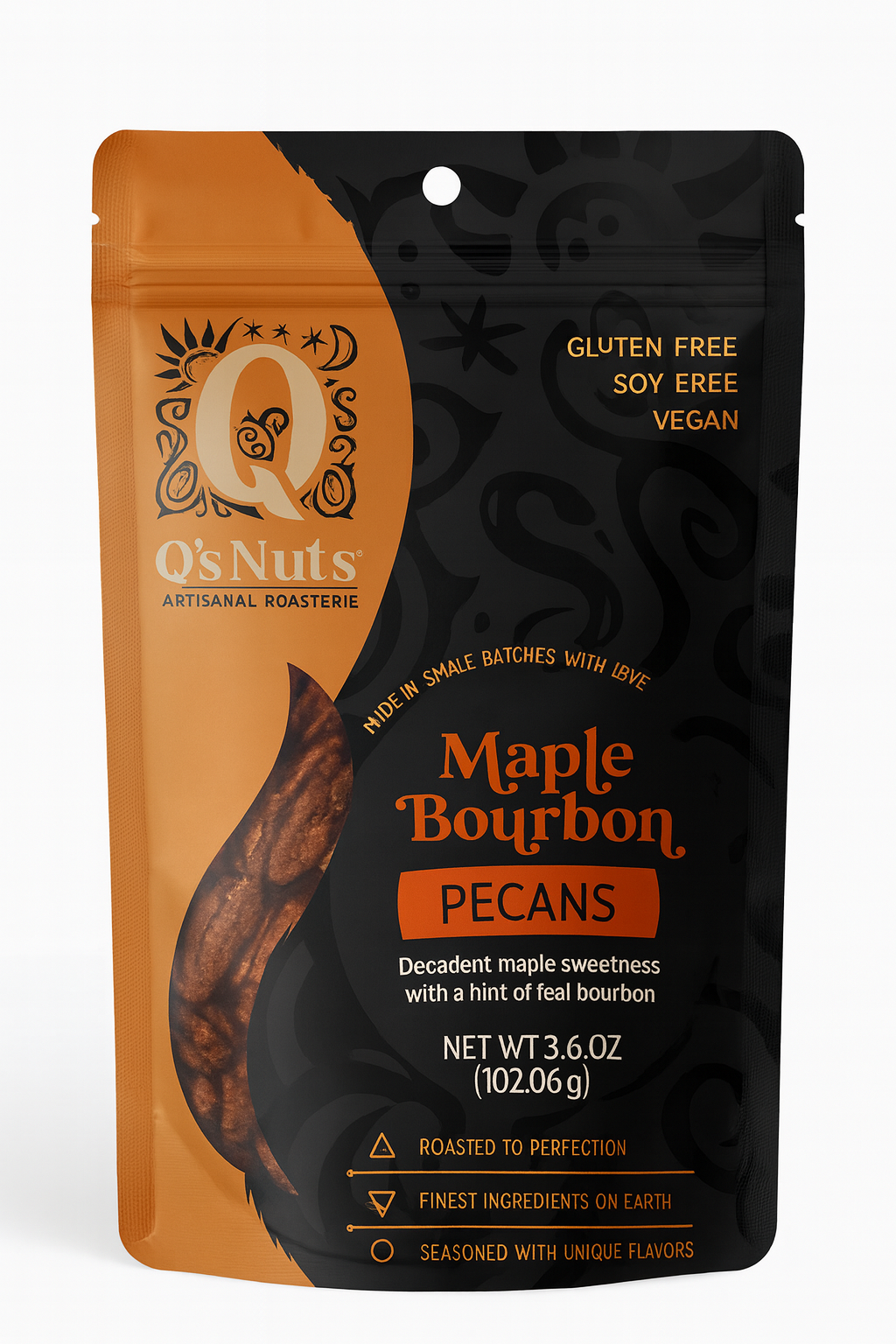 Q's Nuts Maple Bourbon Pecan