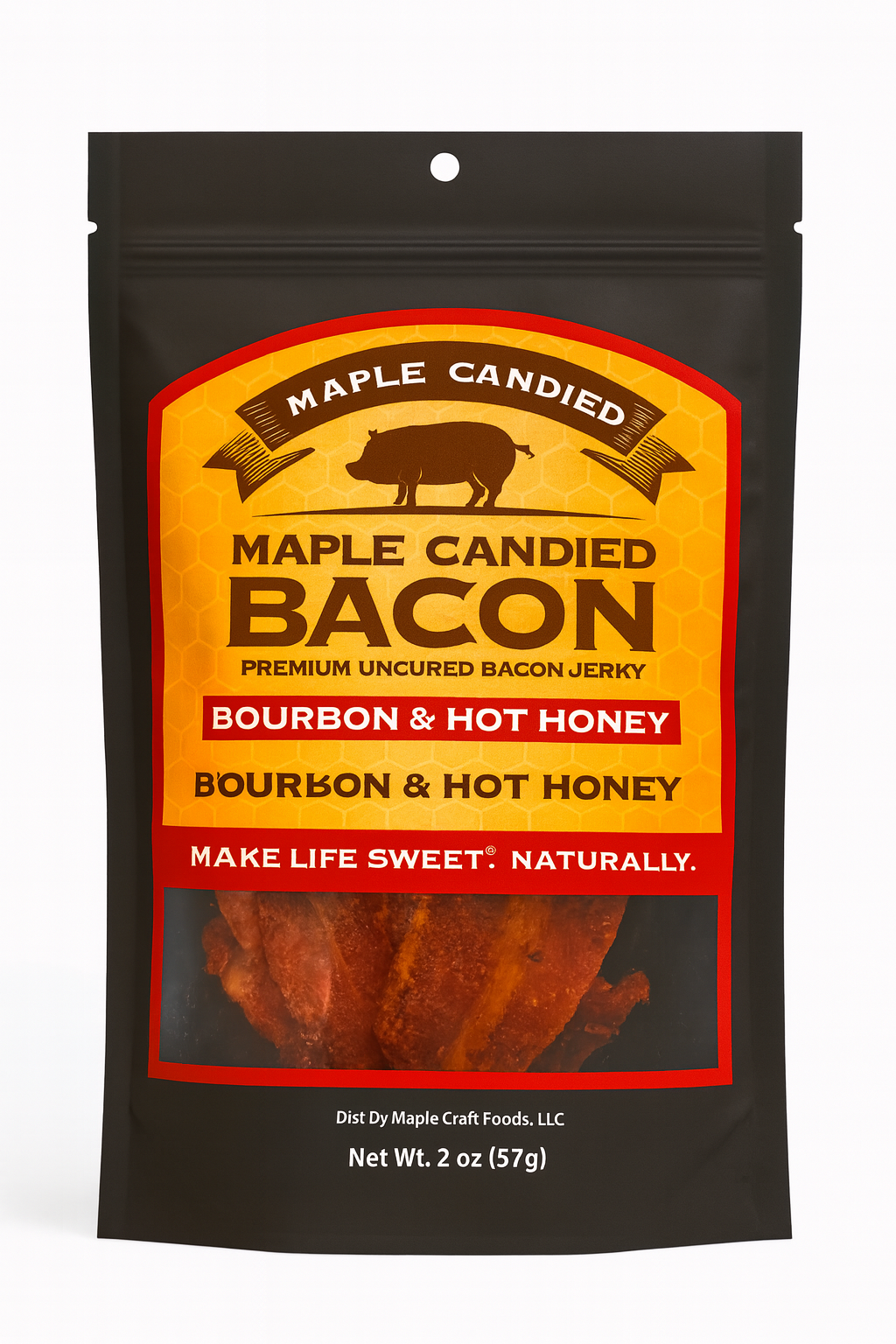 Maple Candied Bacon Jerky