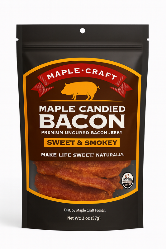 Maple Candied Bacon Jerky