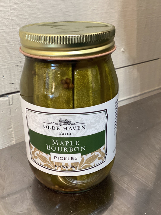 Maple Bourbon Pickles