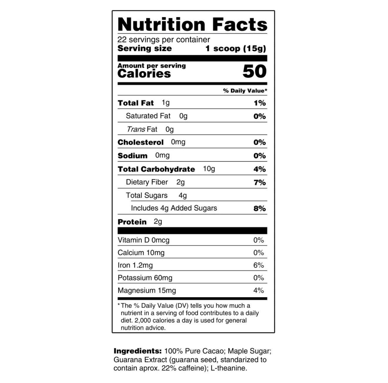 Rocket Cacao • Maple Sugar