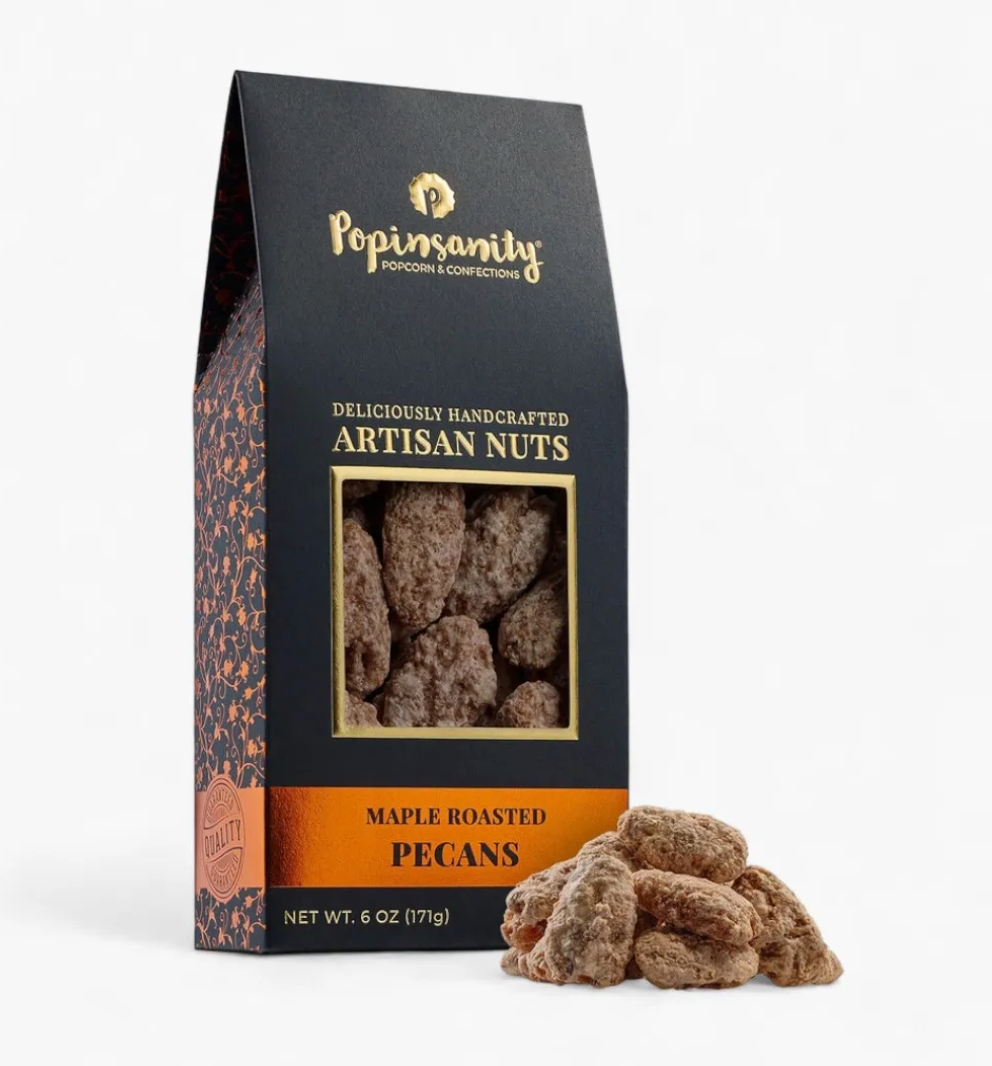 Popinsanity Maple Roasted Pecans