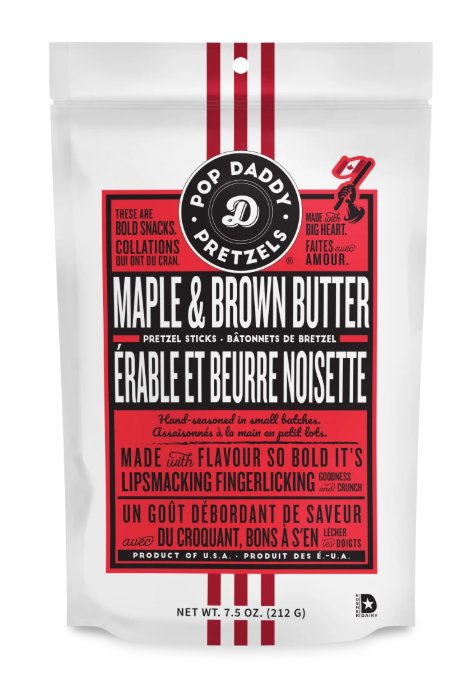 Pop Daddy Maple Brown Butter Pretzel Sticks