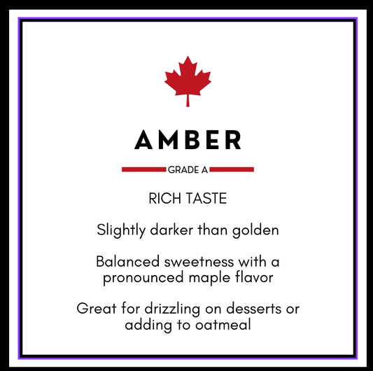 Amber Maple Syrup - The Maple Shop