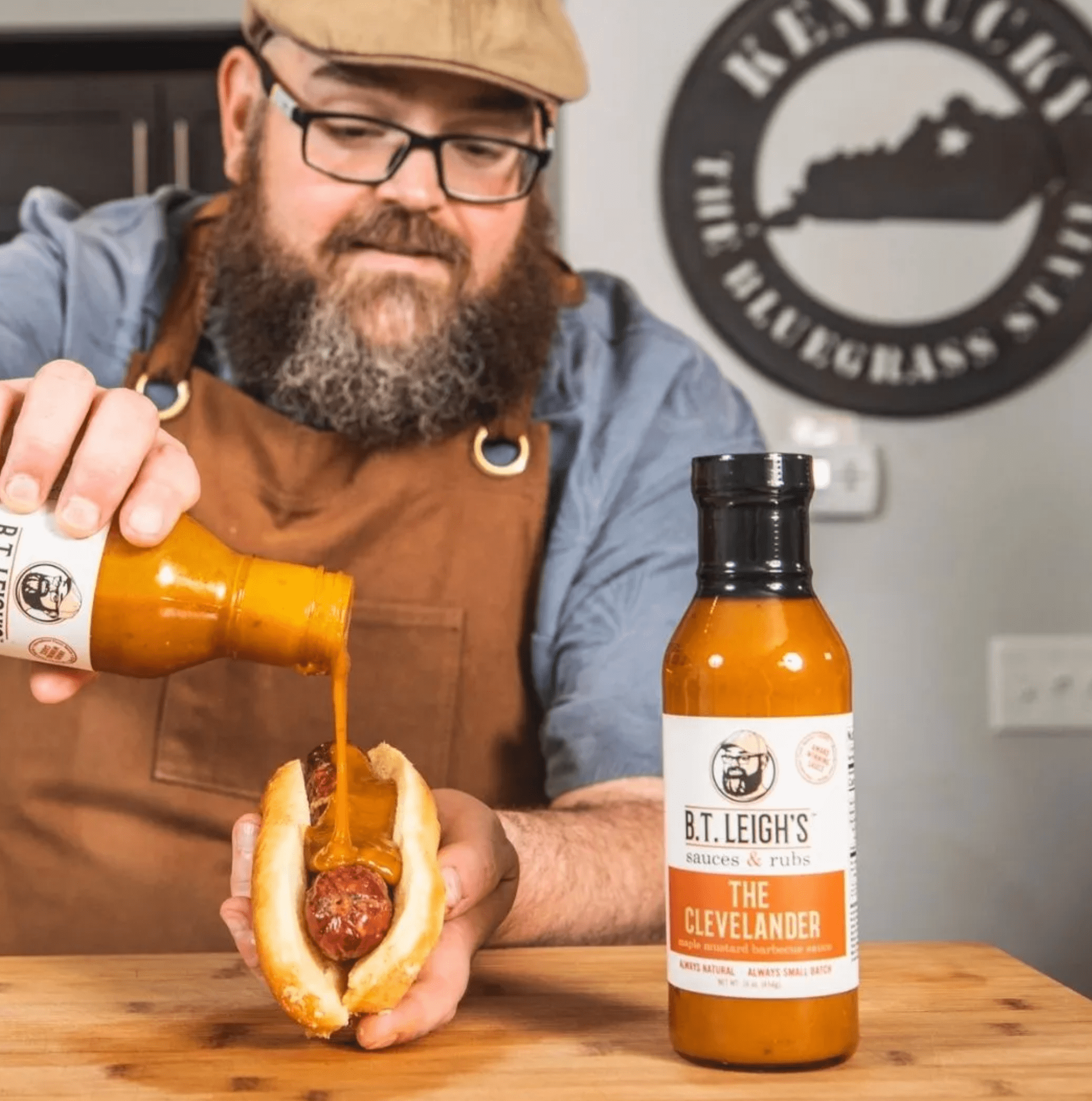 B.T. Leigh's The Clevelander | Mustard Maple Rosemary BBQ Sauce - The Maple Shop