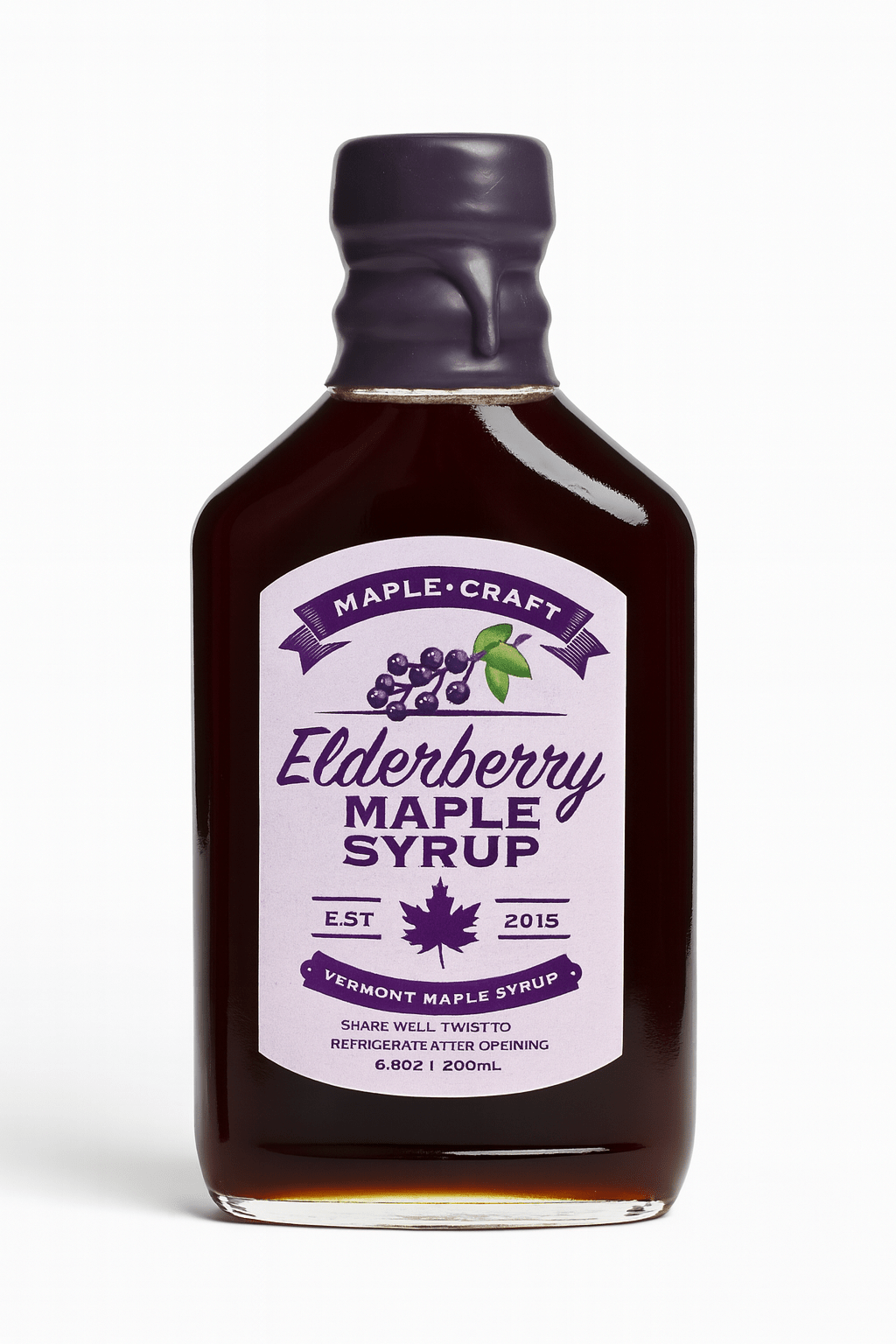 Maple Craft Elderberry Maple Syrup - The Maple Shop