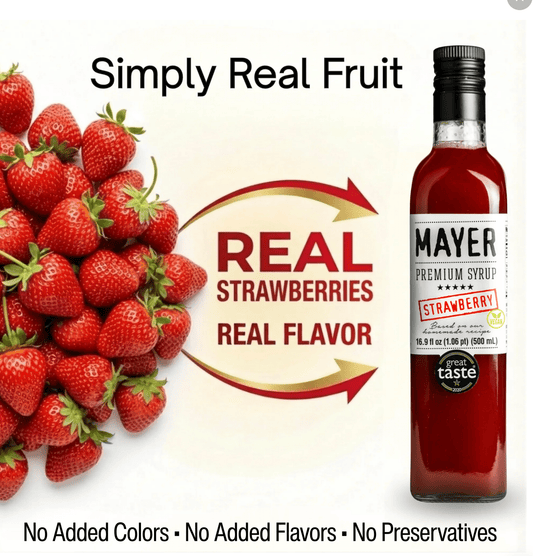 Mayer Premium Strawberry syrup - The Maple Shop