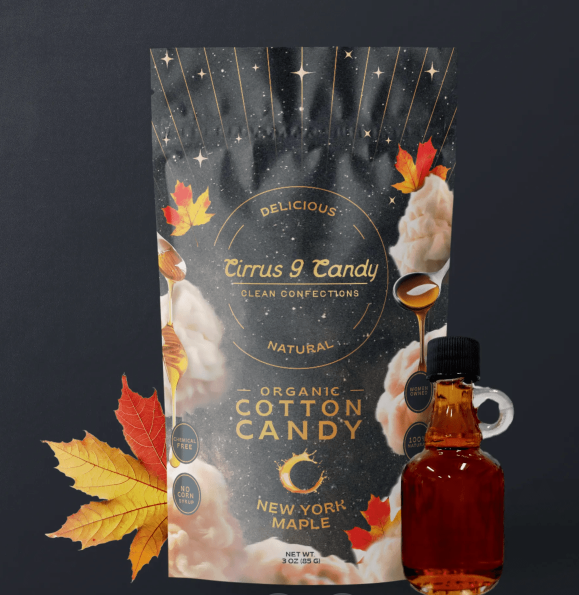 Organic NY Maple Cotton Candy - Cirrus 9 - The Maple Shop