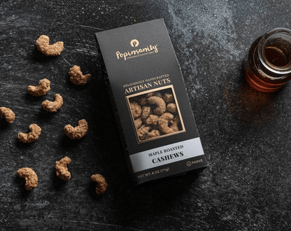 Popinsanity Maple Roasted Cashew Nuts - The Maple Shop