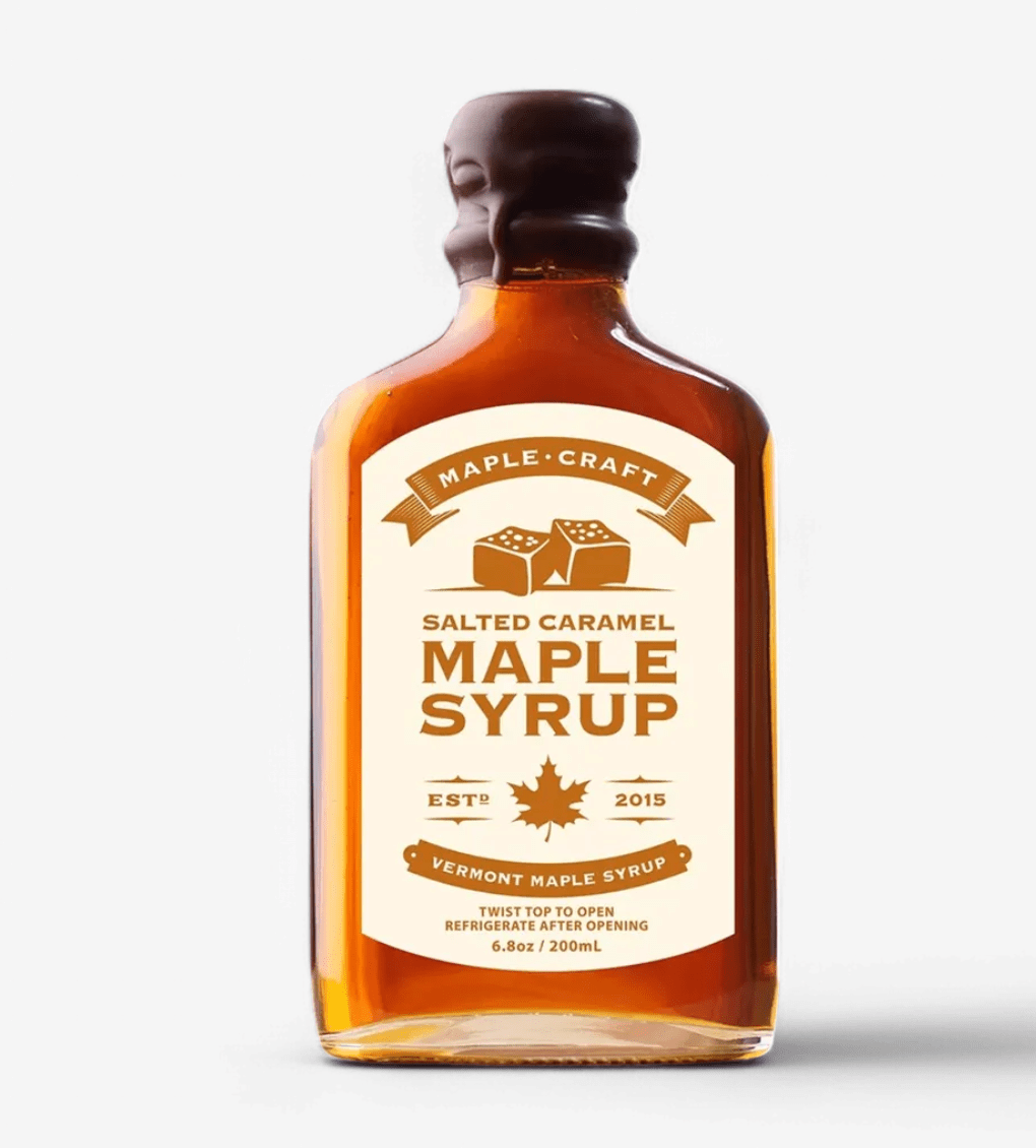 Salted Carmel Maple Craft Syrup - The Maple Shop