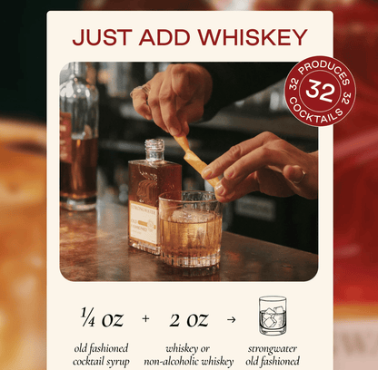 Strongwater Maple Pecan Old Fashioned Cocktail Syrup - The Maple Shop