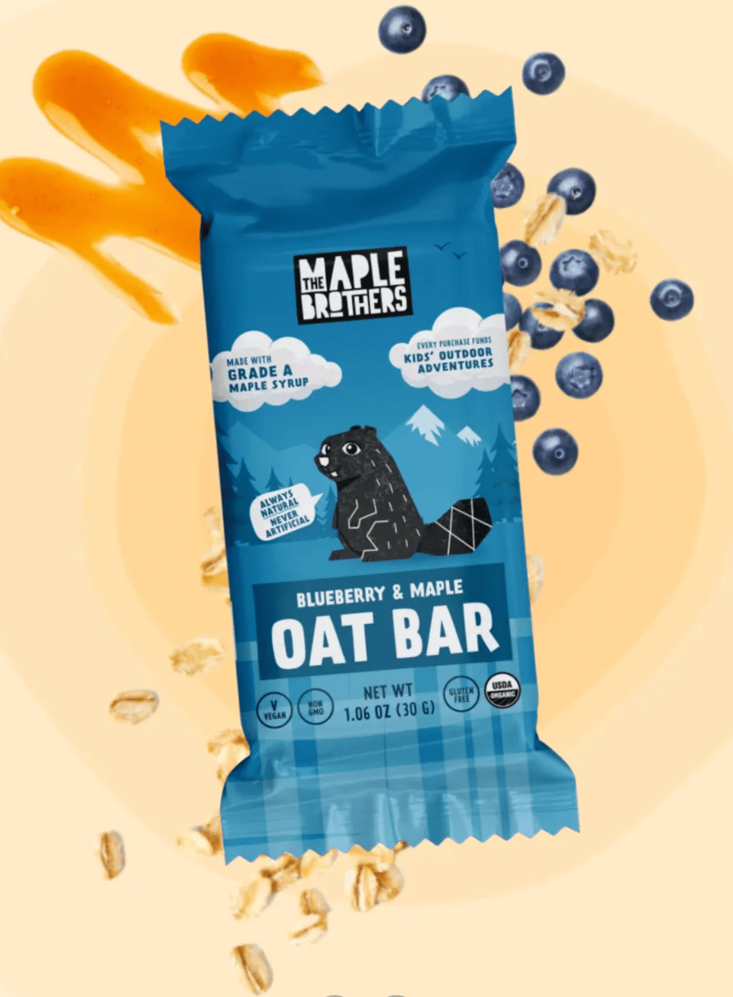 The Maple Brothers Blueberry & Maple Oat Bar - The Maple Shop