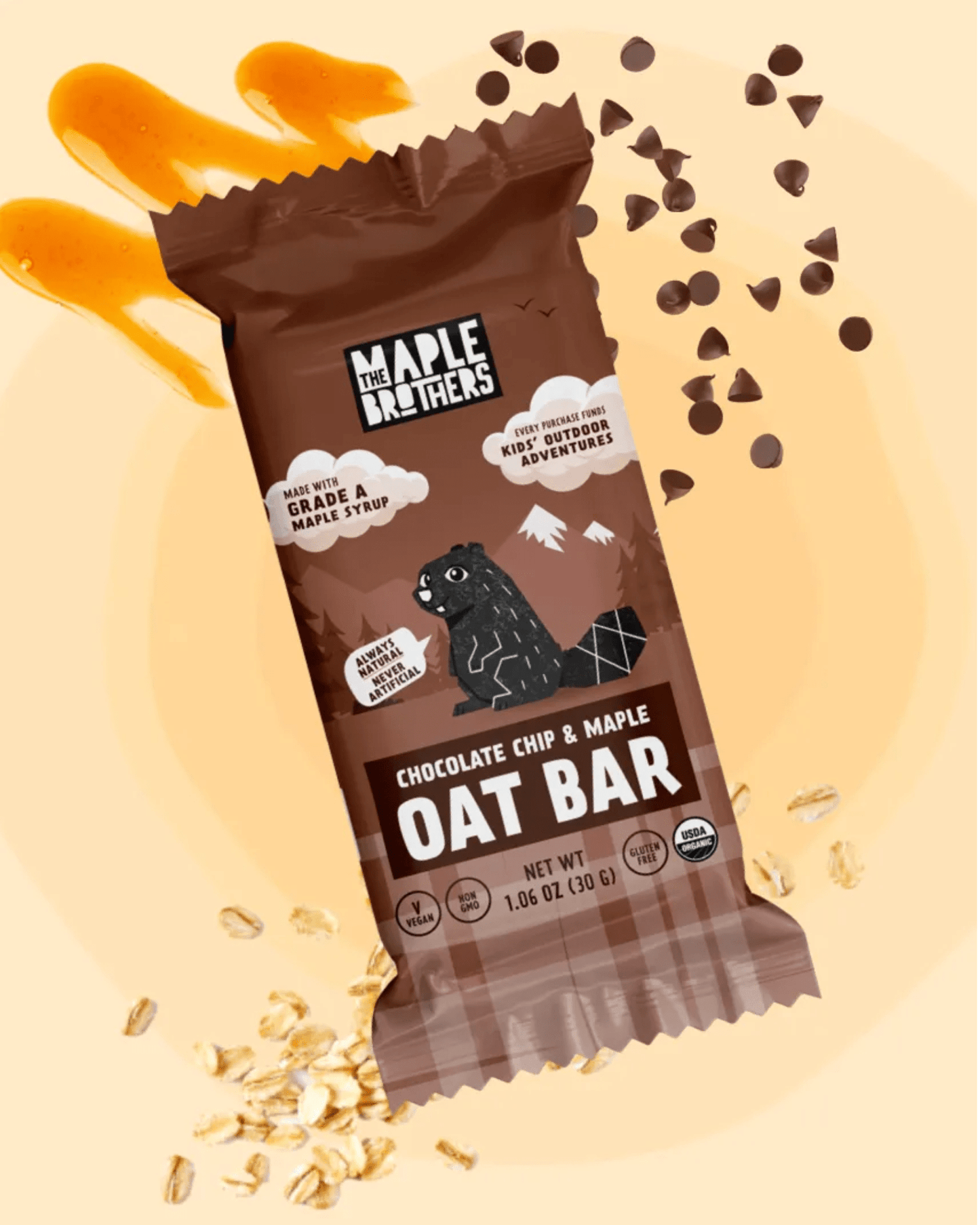 The Maple Brothers Chocolate Chip & Maple Oat Bar | - The Maple Shop