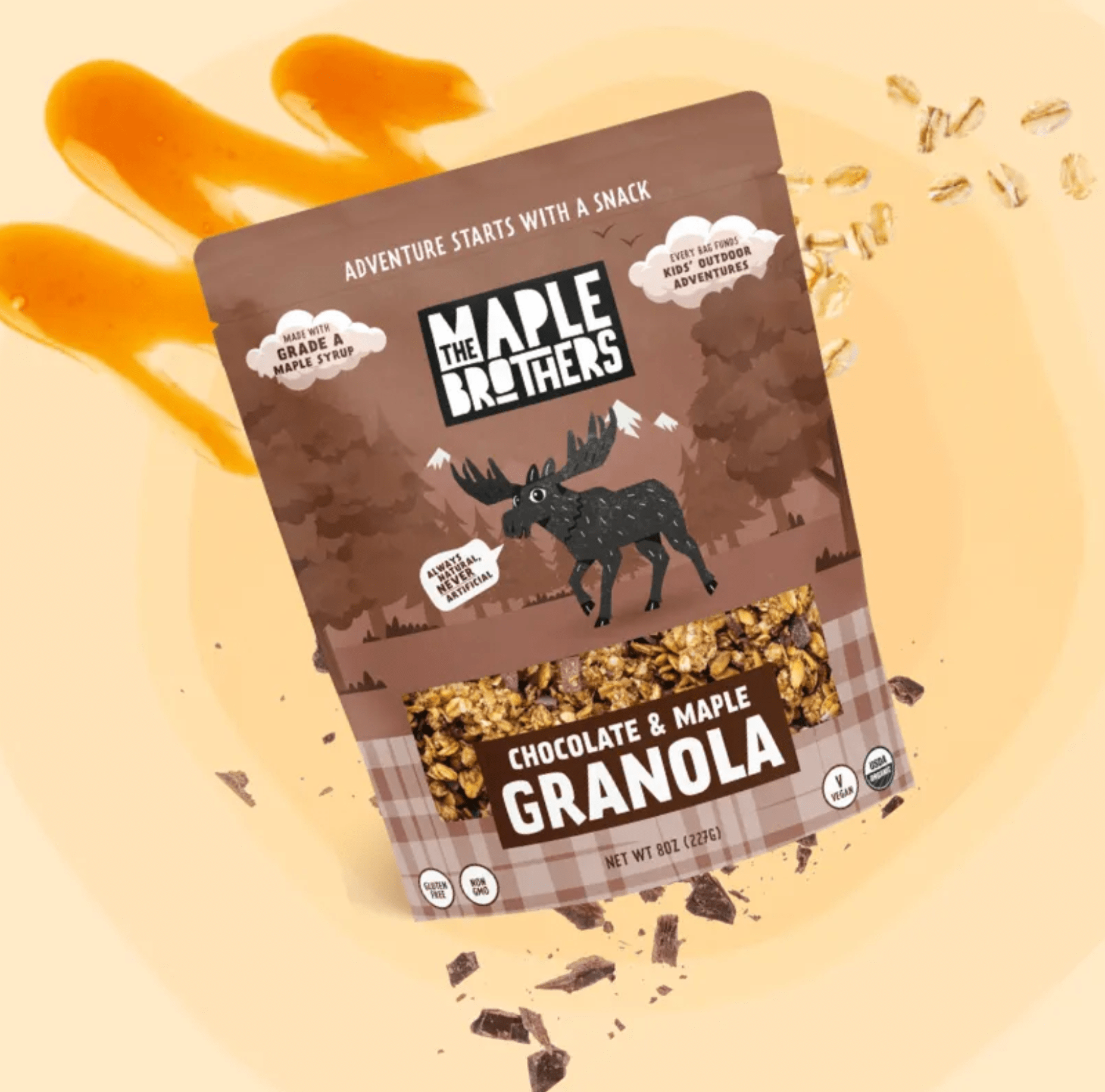 The Maple Brothers Chocolate & Maple Granola | Organic & Vegan - The Maple Shop