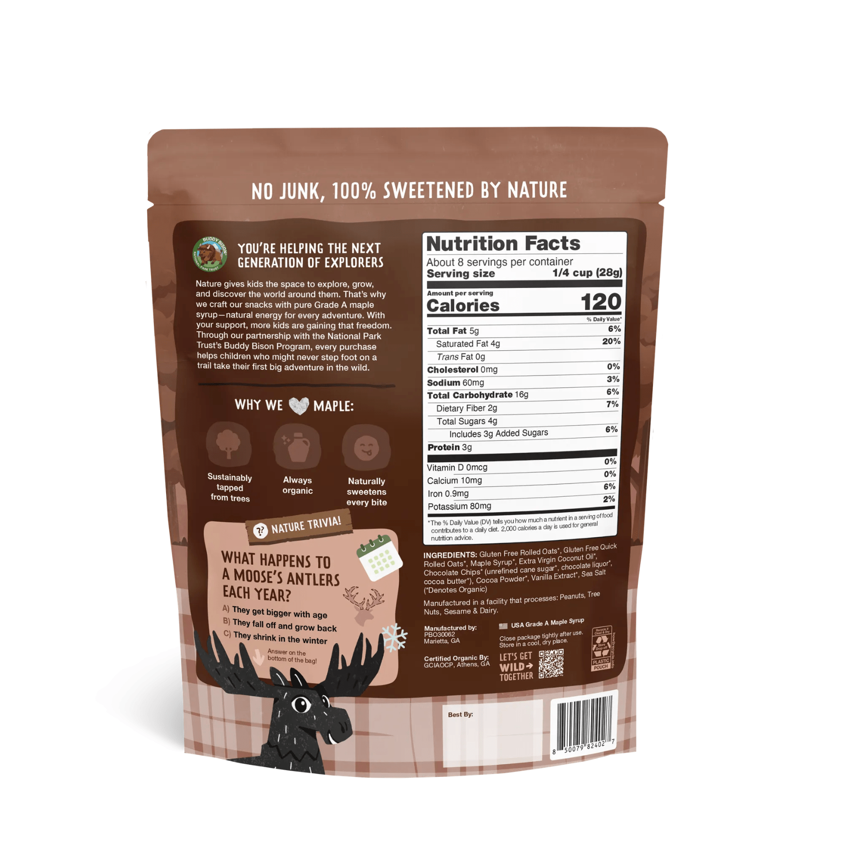 The Maple Brothers Chocolate & Maple Granola | Organic & Vegan - The Maple Shop