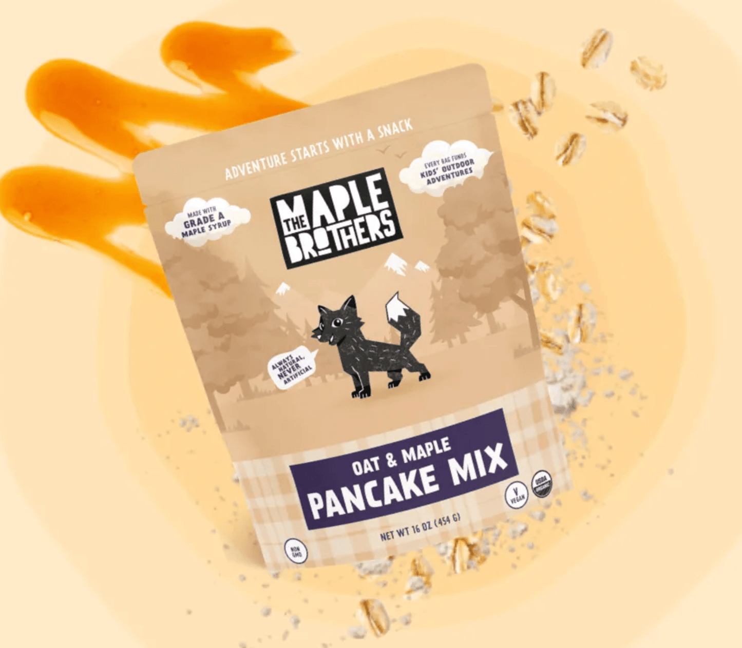 The Maple Brothers Oat & Maple Pancake Mix | Organic & Vegan - The Maple Shop